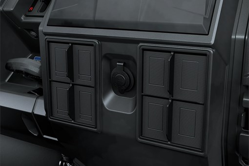 Close-up on a side x side interior. opens in a new window