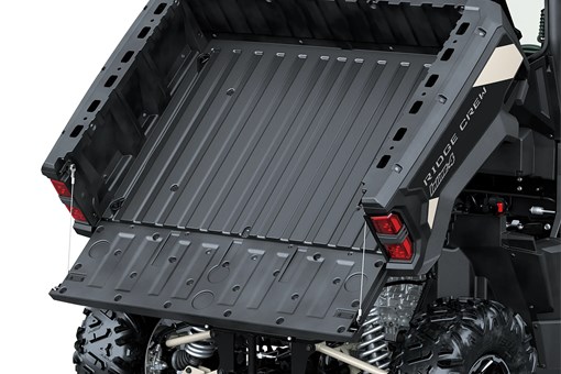 Tilting cargo bed of side x side. opens in a new window