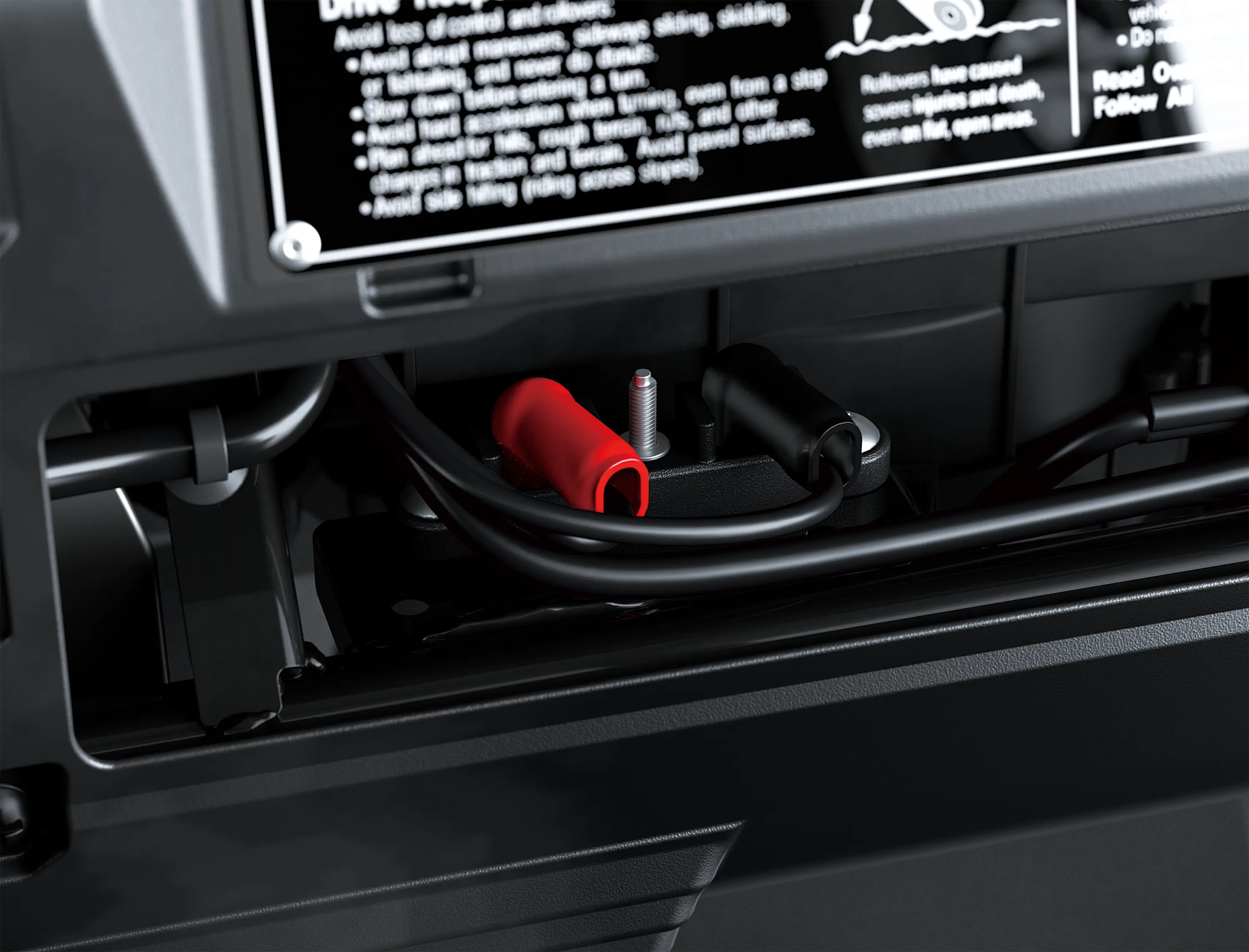 Side x side interior detail.