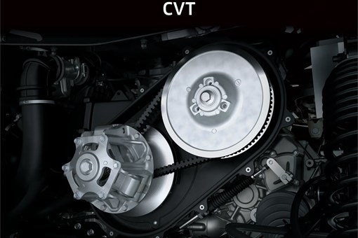 Graphic treatment of side x side CVT. opens in a new window