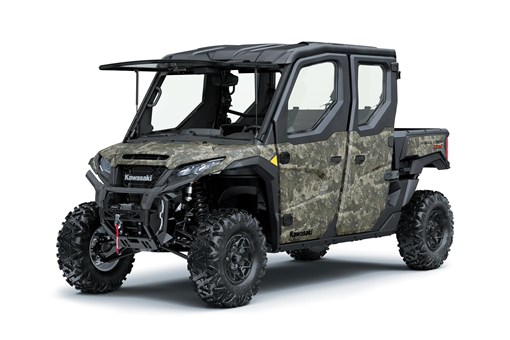 Three-quarter front angle of a side x side with a flip-up windshield staged in a white studio background. opens in a new window