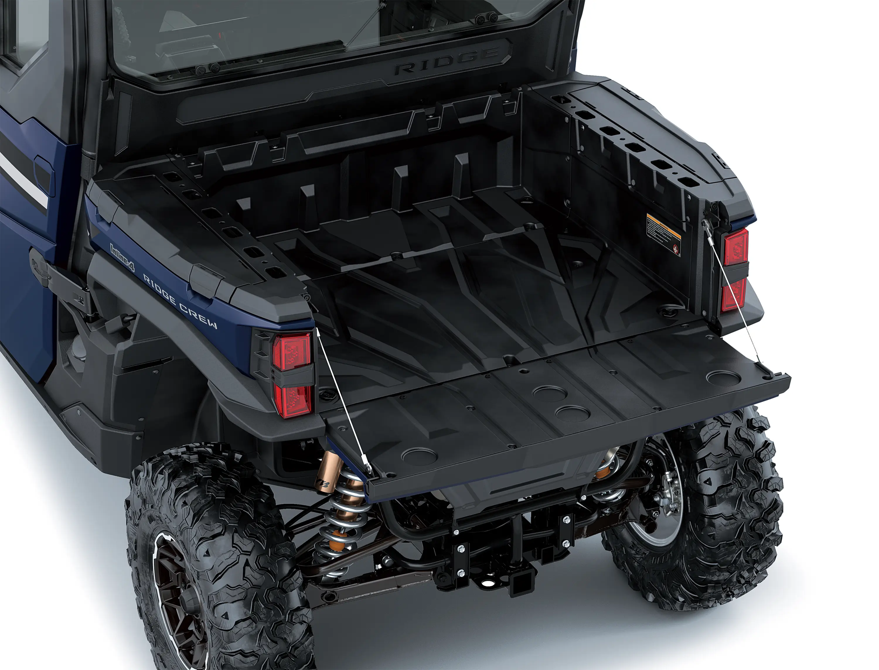 Cargo bed of side x side.