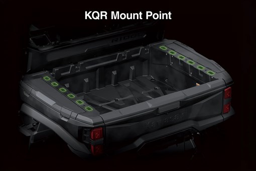 Graphic treatment of a side x side KQR mount points. opens in a new window
