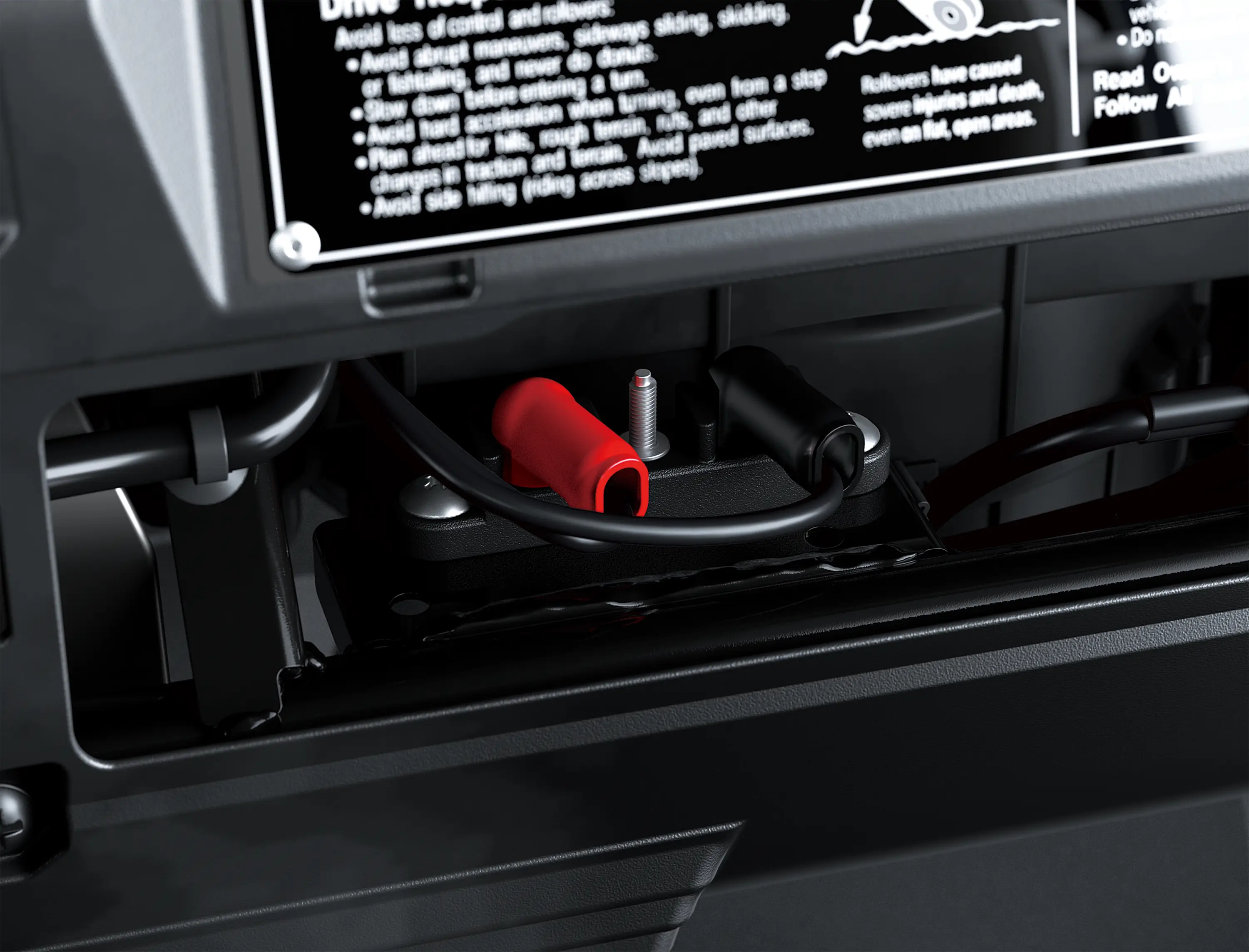 Side x side interior detail.