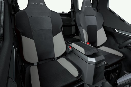 Front seats in a side x side. opens in a new window