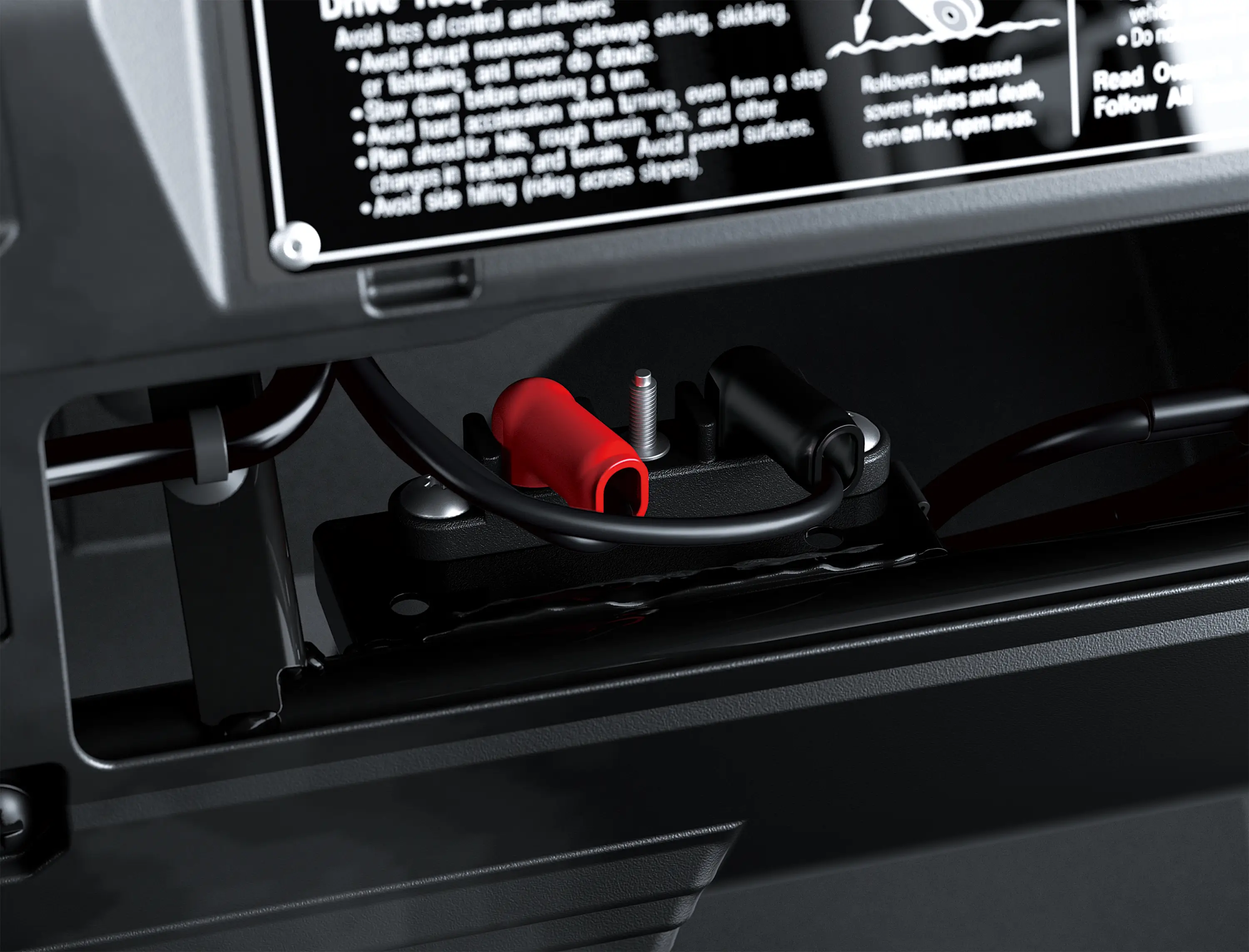 Side x side interior detail.