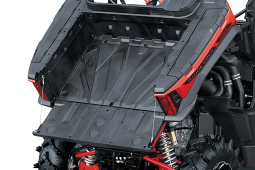 Tilting cargo bed of side x side. opens in a new window