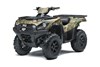 Three-quarter front angle of an ATV with a white studio background.