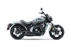 Side angle of a Motorcycle with a white studio background. 