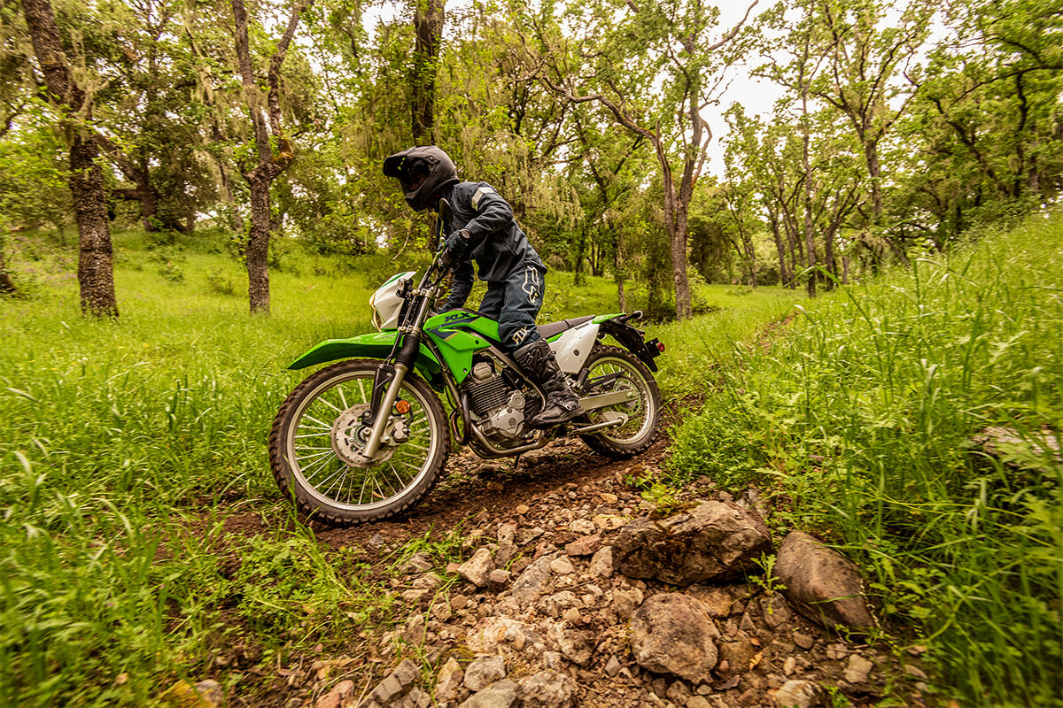Kawasaki KLX®230 S ABS DualSport Bike On and OffRoad Adventure