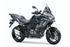 Three-quarter front angle of a motorcycle shown in a white studio background.