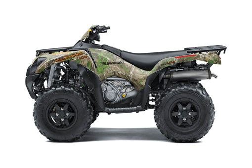 Profile angle of an ATV staged in a white studio background. opens in a new window