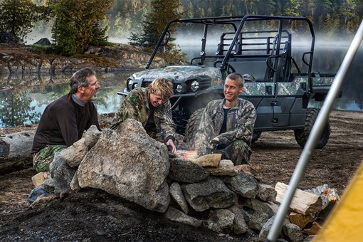 Three-quarter front angle of a side x side off-road. opens in a new window