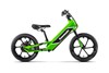 Profile angle of an electric balance bike staged in a white studio background.