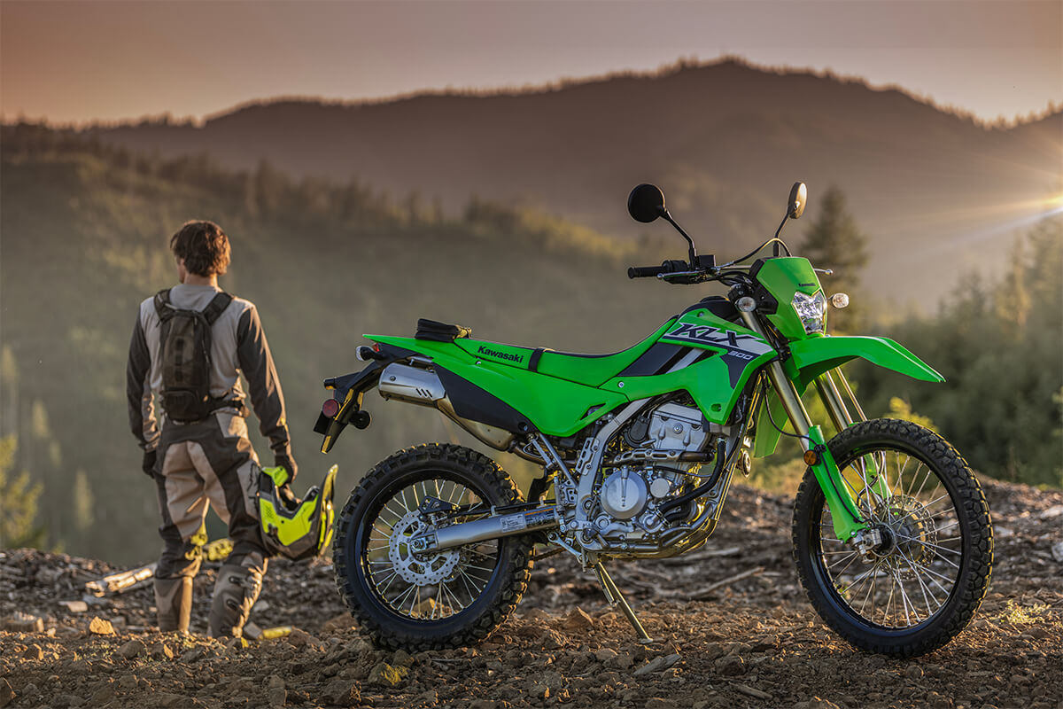 Kawasaki Klx Motorcycle Dual Sport Capability