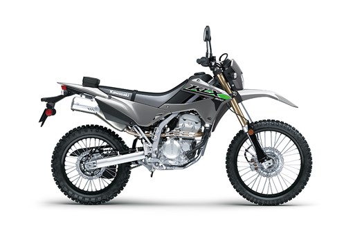 Side angle of a motorcycle staged in a white studio background. opens in a new window