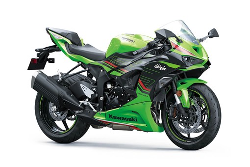 Three-quarter front angle of a motorcycle staged in a white studio background. opens in a new window