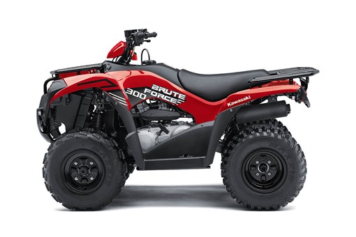 Side angle of a red ATV staged in a white studio background. opens in a new window