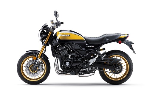 Side angle of a motorcycle staged in a white studio background. opens in a new window