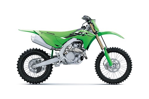 Profile angle of a motorcycle staged in a white studio background. opens in a new window