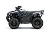 Profile angle of a gray ATV staged in a white studio background.
