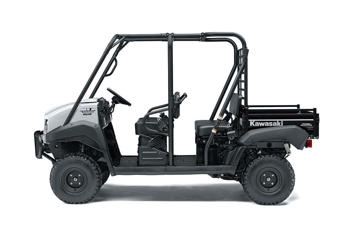 Side angle of a side x side staged in a white studio background.