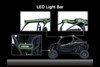 Graphic treatment of a side x side LED light bar.