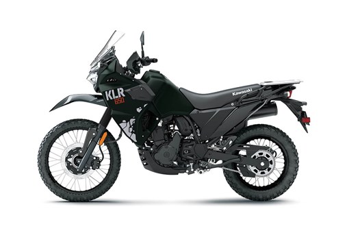  Profile angle of a black motorcycle staged in a white studio background. opens in a new window