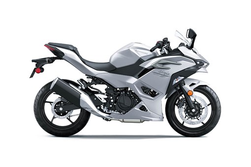 Side angle of a motorcycle staged in a white studio background. opens in a new window