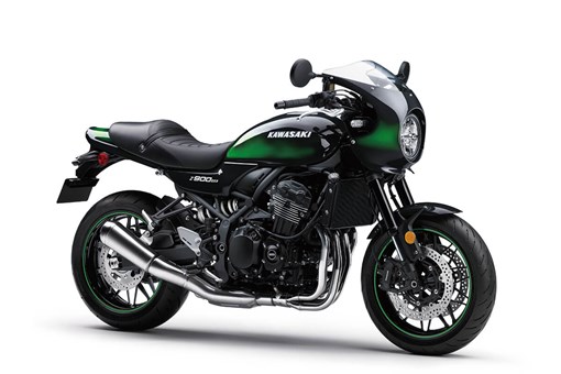 Three-quarter front angle of a motorcycle staged in a white studio background. opens in a new window