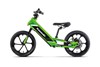 Side angle of an electric balance bike staged in a white studio background.