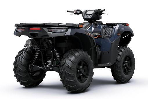 Rear three-quarter view of an ATV staged in a white studio background. opens in a new window