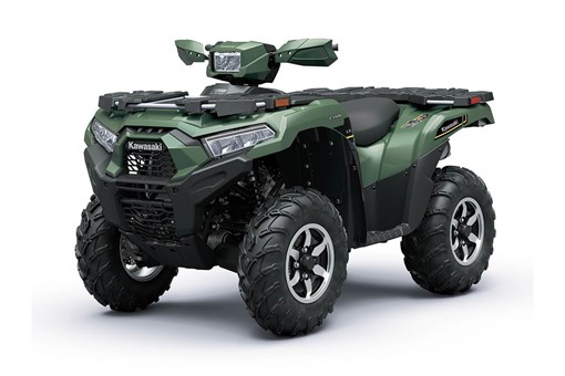 Front three-quarter view of an ATV staged in a white studio background. opens in a new window