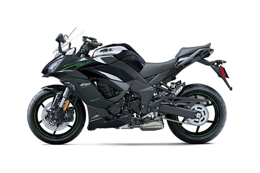 Profile angle of a motorcycle staged in a white studio background. opens in a new window