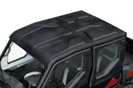 Exterior view of the roof of a side x side from above staged in a white studio background. opens in a new window