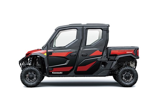 Left side view of a side x side staged in a white studio background. opens in a new window