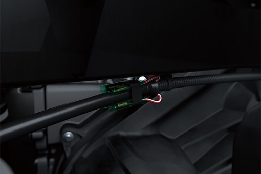 Detail view of wiring inside a side x side. opens in a new window