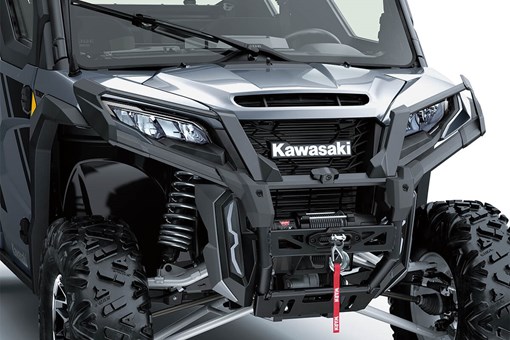 Front view of a side x side staged in a white studio background. opens in a new window