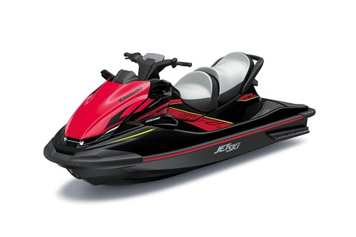 Three-quarter front angle of a personal watercraft staged in a white studio background. opens in a new window