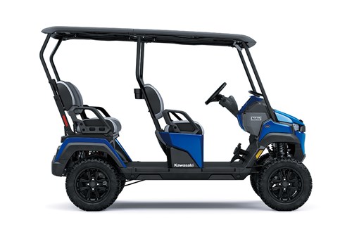 Profile angle of a Neighborhood Activity Vehicle staged in a white studio background. opens in a new window