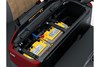 Close-up view of the battery compartment in a Neighborhood Activity Vehicle.