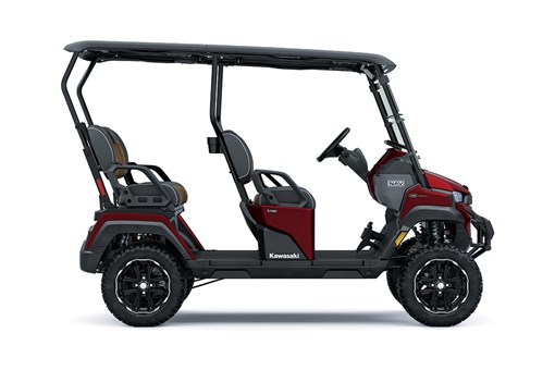 Profile angle of a Neighborhood Activity Vehicle staged in a white studio background. opens in a new window