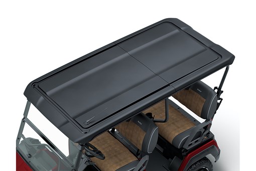 Top-down view of the roof of a Neighborhood Activity Vehicle. opens in a new window