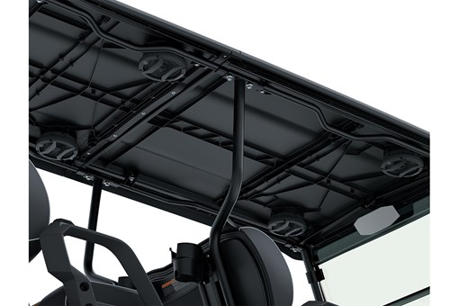 Three-quarter rear angle of the ceiling of a Neighborhood Activity Vehicle. opens in a new window