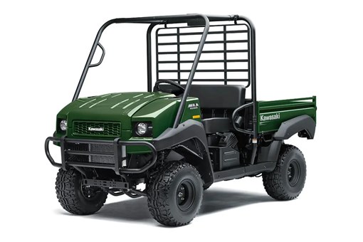 Three-quarter front angle of a green side x side staged in a white studio background. opens in a new window