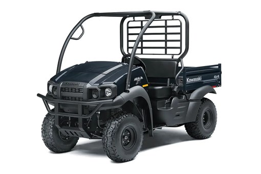 Three-quarter front angle of a black side x side staged in a white studio background. opens in a new window