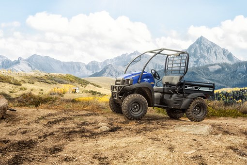 Side angle of a side x side parked off-road. opens in a new window