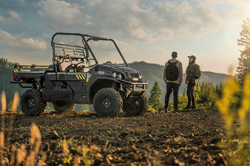 Side angle of a side x side parked off-road. opens in a new window