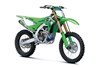 Three-quarter front angle of a motorcycle staged in a white studio background.
