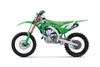 Side angle of a motorcycle staged in a white studio background.